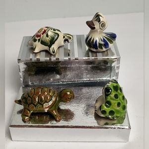 Figurines Ceramic Collectibles Set Of 4